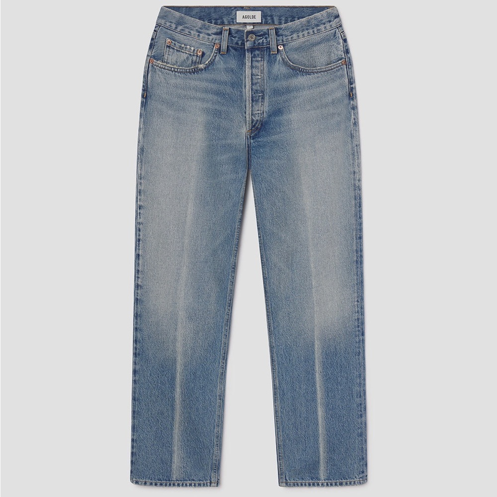 Agolde Lana Straight Jeans in Brink